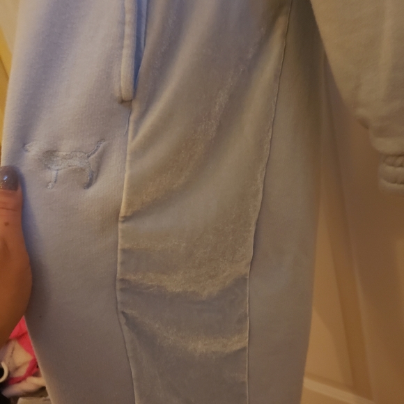 🚫SOLD🚫💕VS PINK VELVET STRIPE SWEATSUIT - Picture 6 of 6